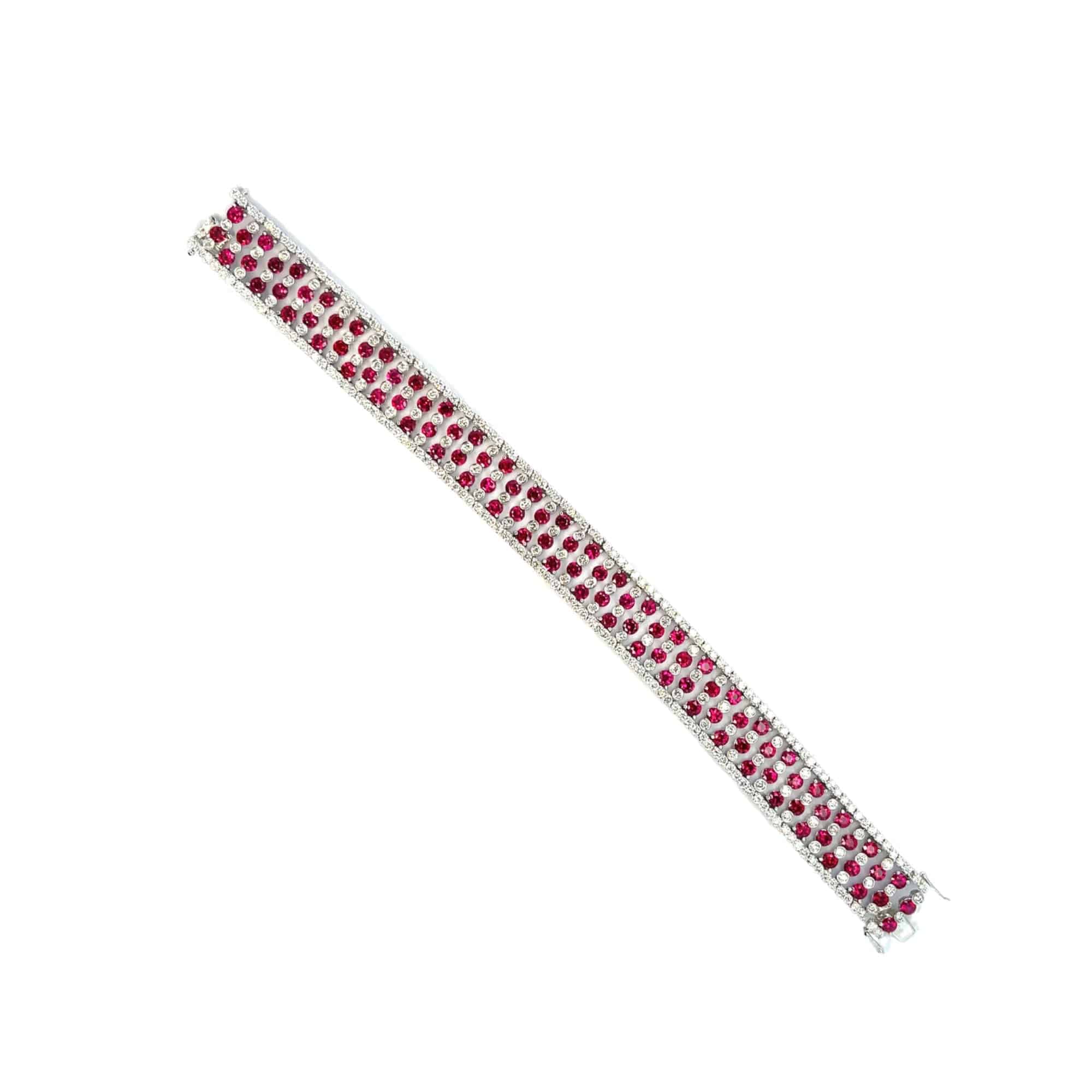 Ruby & Diamond Bracelet - K.S. Sze & Sons