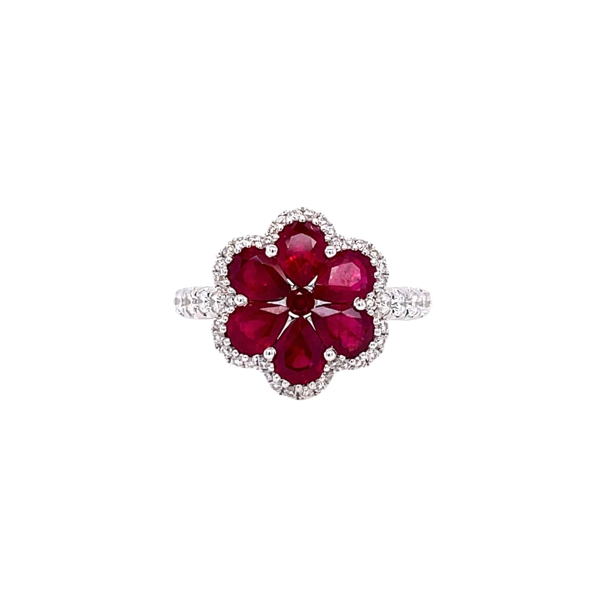Ruby & Diamond Ring - K.S. Sze & Sons