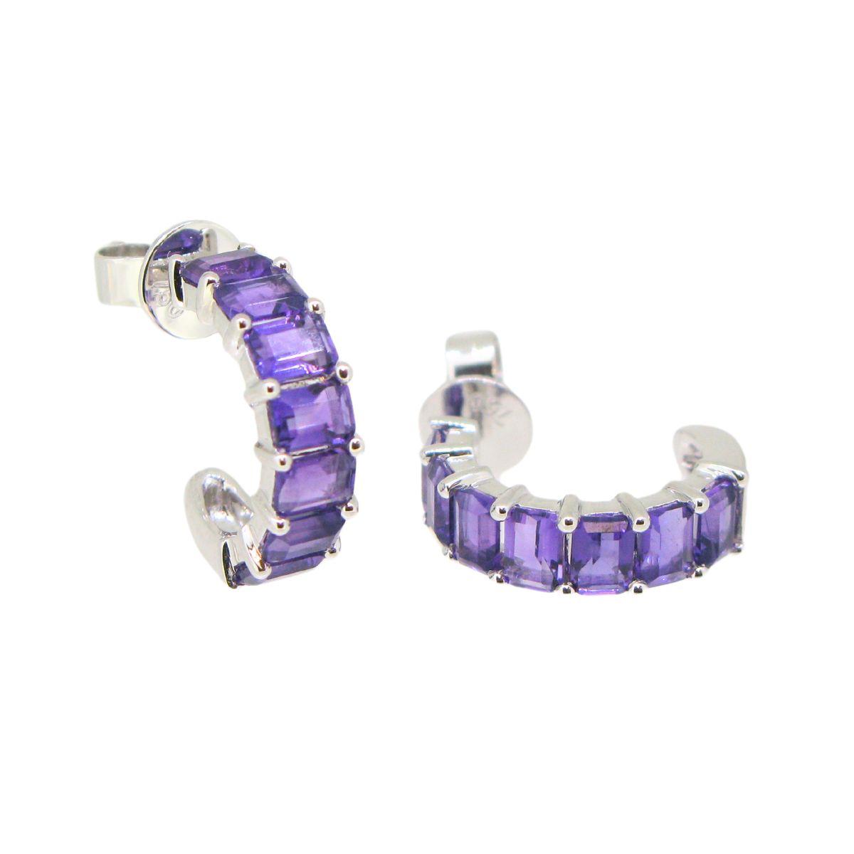 Amethyst Earrings - K.S. Sze & Sons