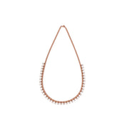Rose Gold Diamond Necklace - K.S. Sze & Sons