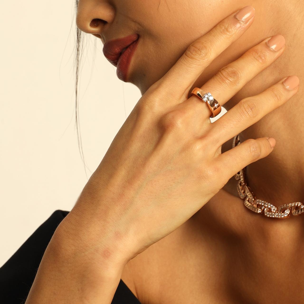 Starry Night Fancy Stackable Ring - K.S. Sze & Sons