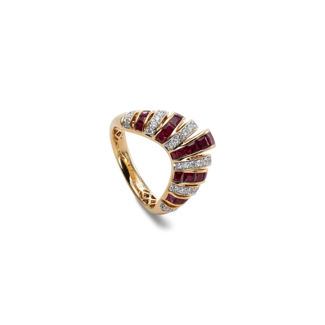 Ruby & Diamond Ring - K.S. Sze & Sons