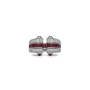 Diamond & Ruby Ring - K.S. Sze & Sons