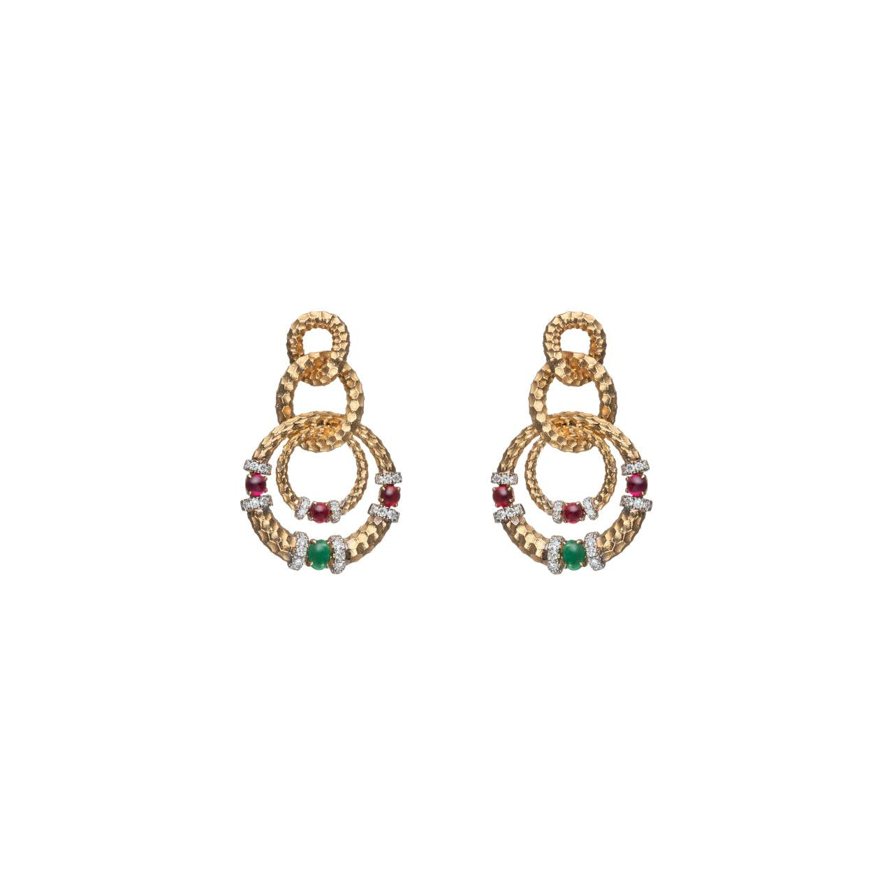 Diamond & Gems Earrings - K.S. Sze & Sons