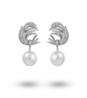 Transformational Whisp Earrings, Detechable Pearl - K.S. Sze & Sons