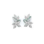 Transformational Emerald Earrings/Diamond Jackets - K.S. Sze & Sons