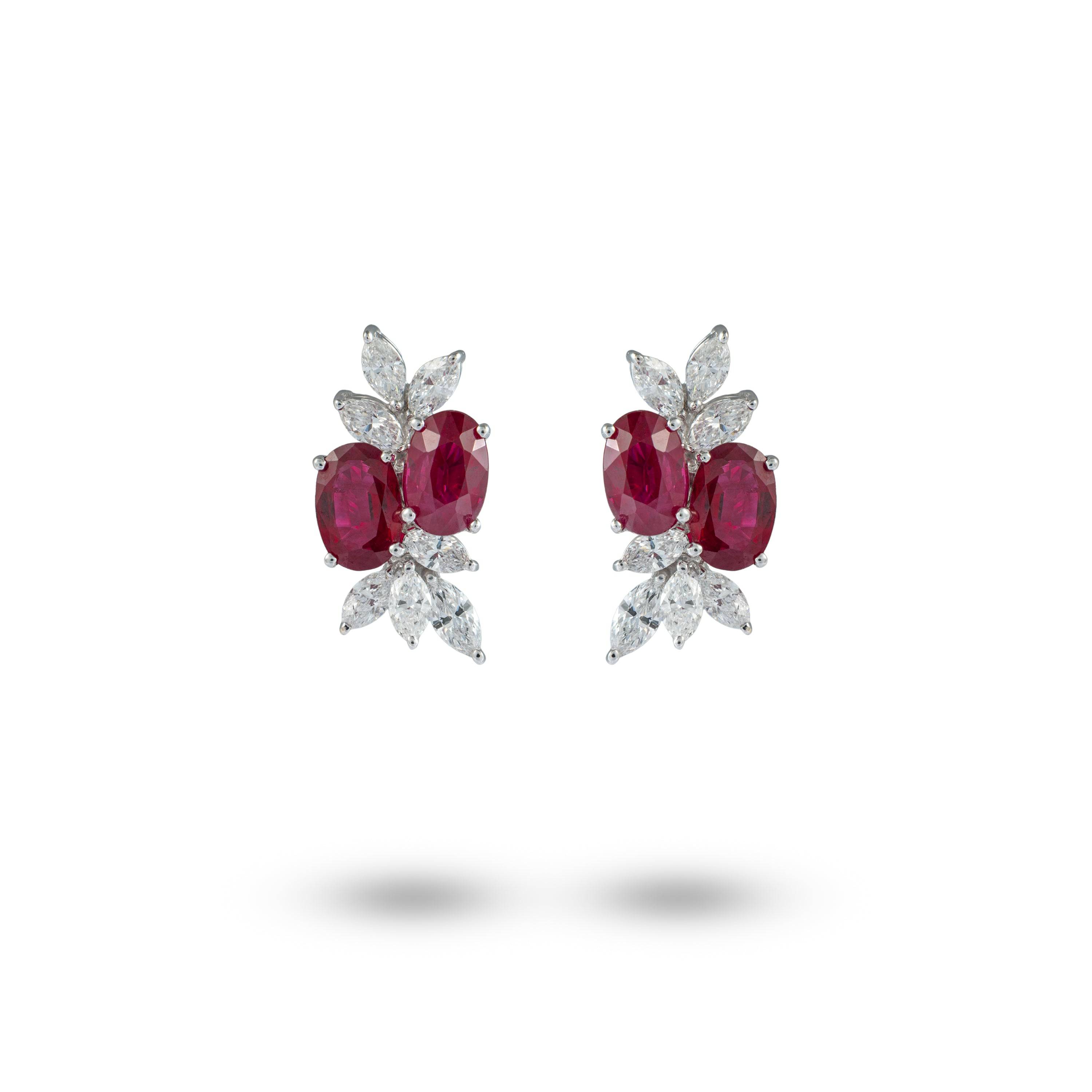 Transformational Ruby & Diamond Earrings - K.S. Sze & Sons