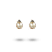 Transformational South Sea Pearl & Brown Diamond Earrings - K.S. Sze & Sons