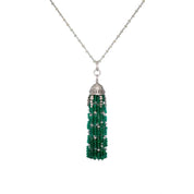 Transformational Tanzanite, Emerald & Diamond Necklace/Ring/Pendant - K.S. Sze & Sons
