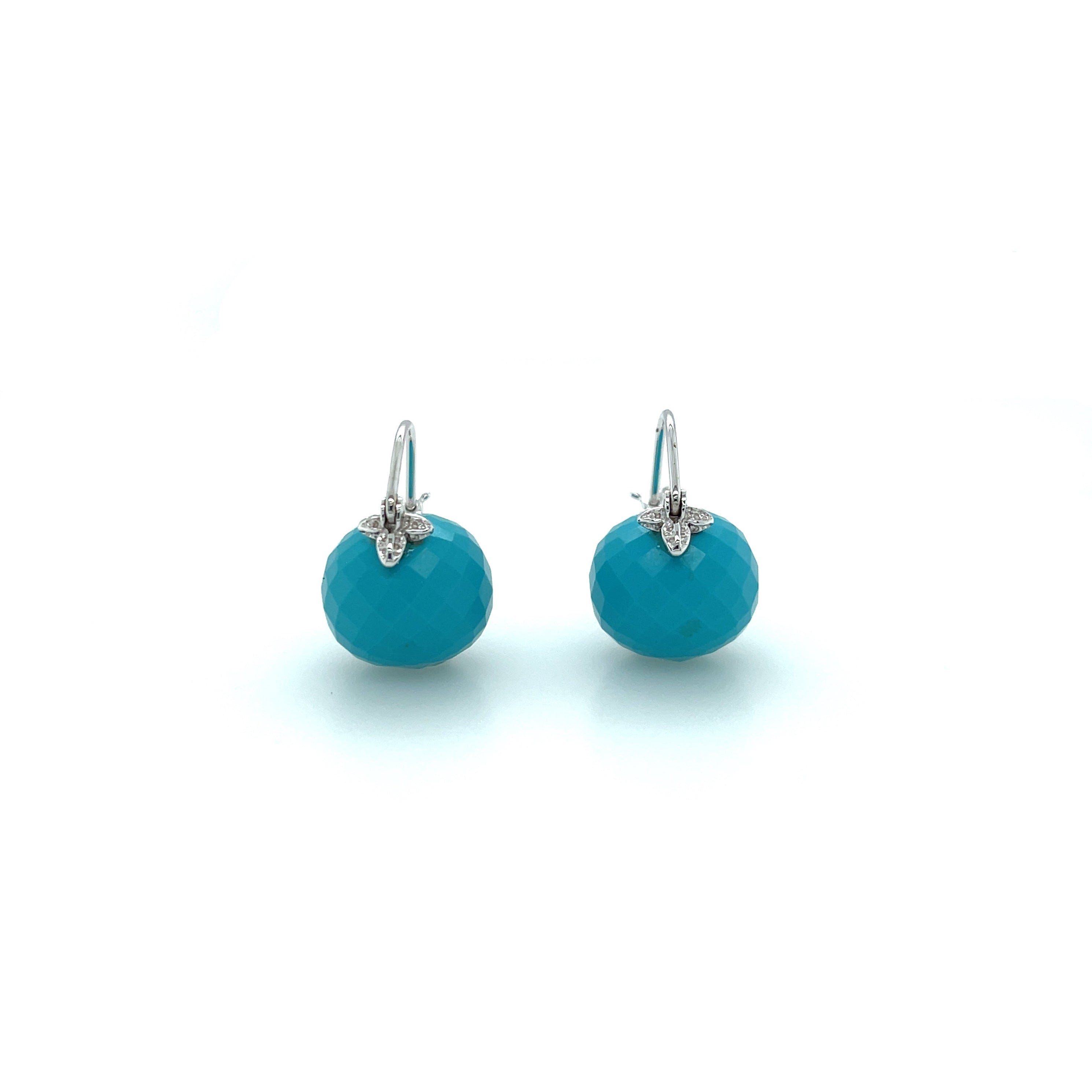 Turquoise Earrings - K.S. Sze & Sons