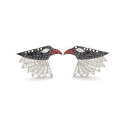 White and Black Diamond Cufflinks - K.S. Sze & Sons