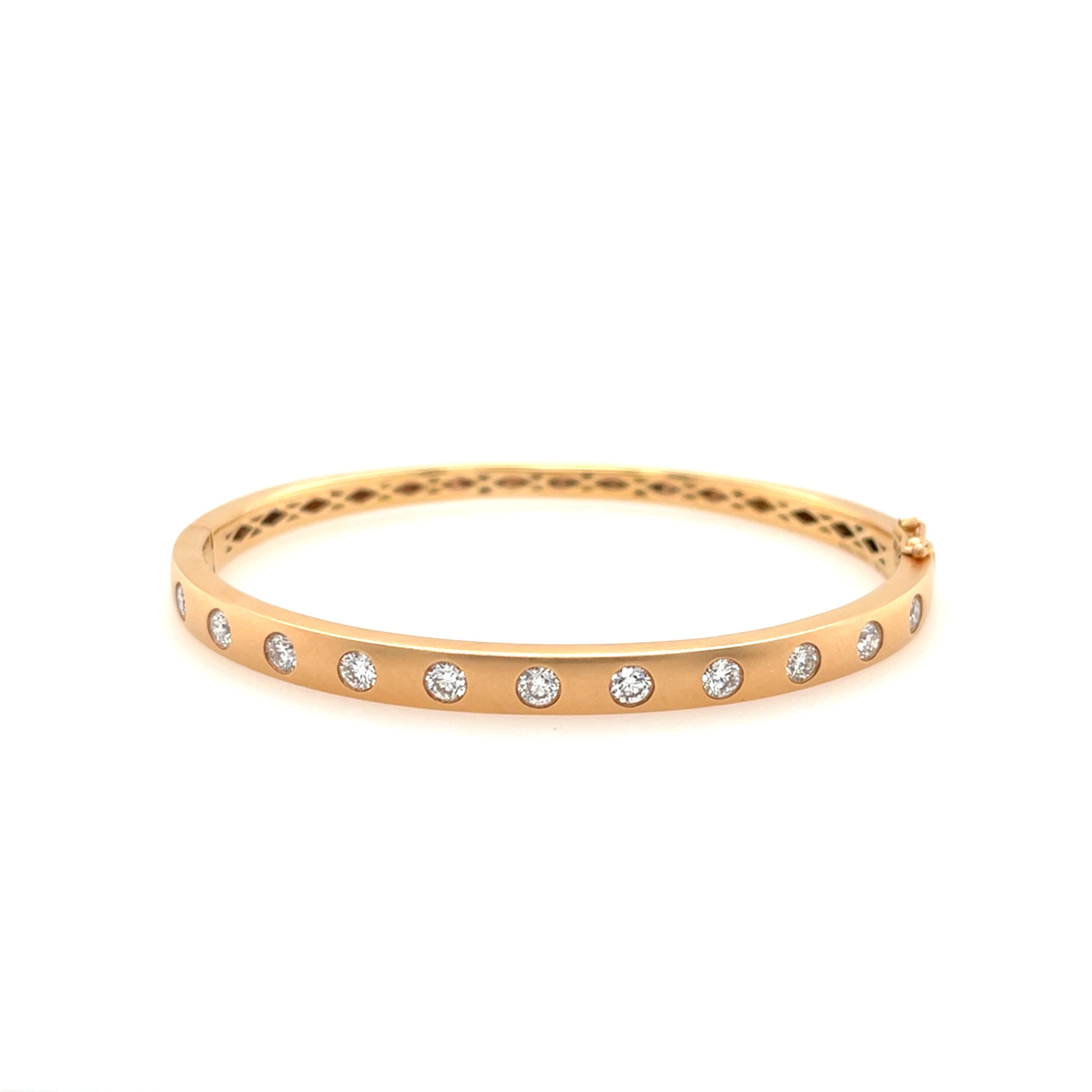 White Diamond Bangle - K.S. Sze & Sons