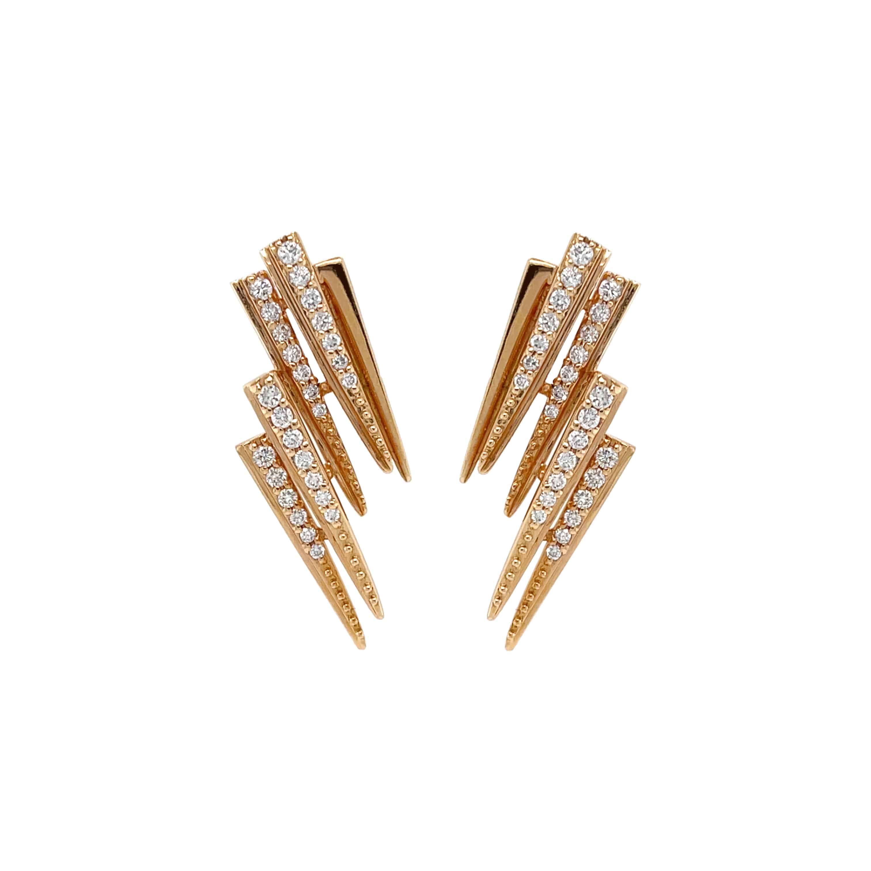 White Diamond Earrings - K.S. Sze & Sons