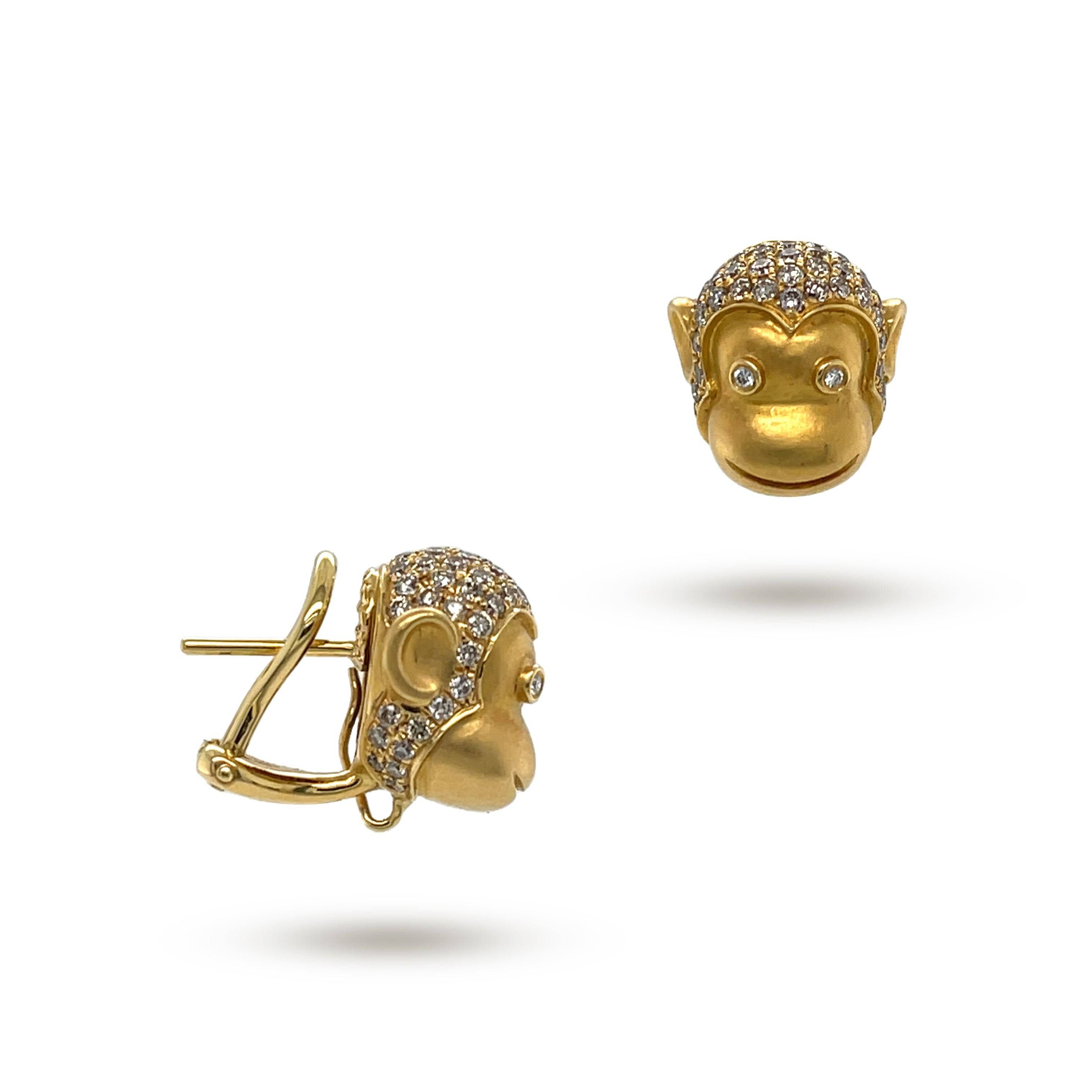 White Diamond Earrings - K.S. Sze & Sons