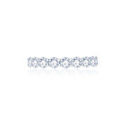 White Diamond Half Eternity Ring - K.S. Sze & Sons