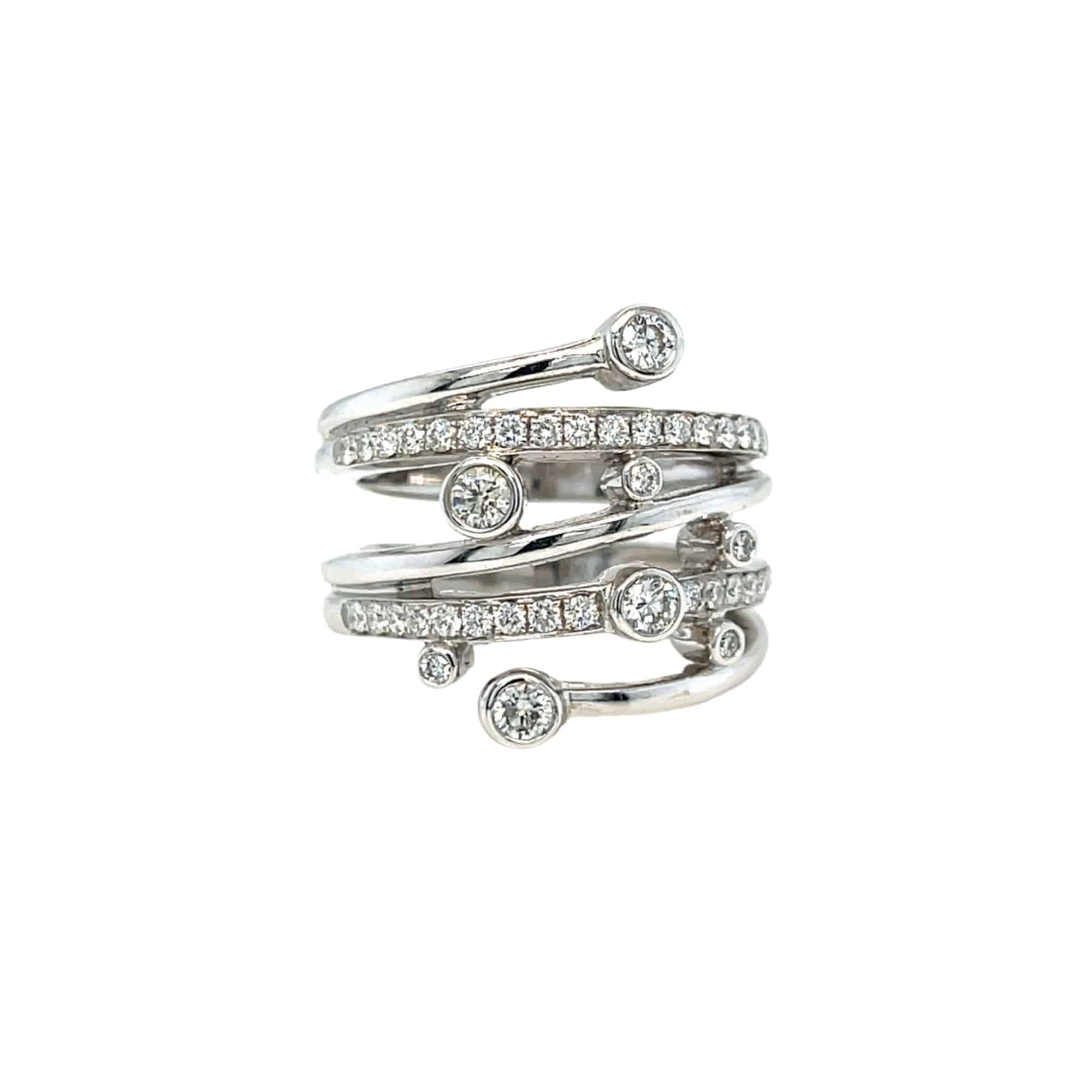 White Diamond Ring - K.S. Sze & Sons