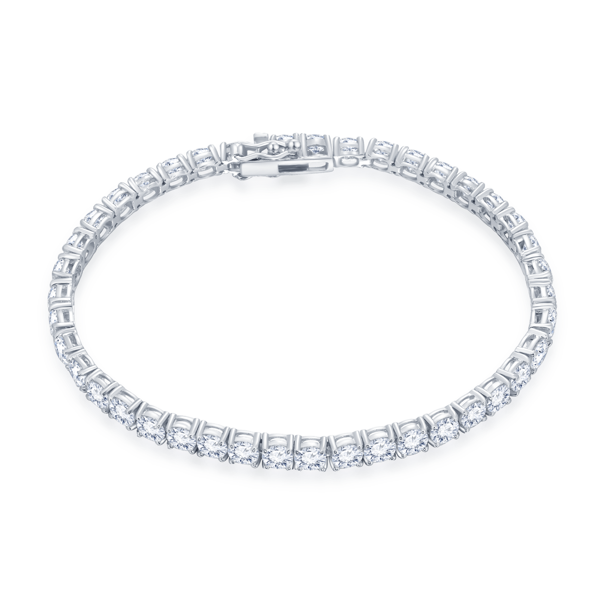 White Diamond Tennis Bracelet - K.S. Sze & Sons