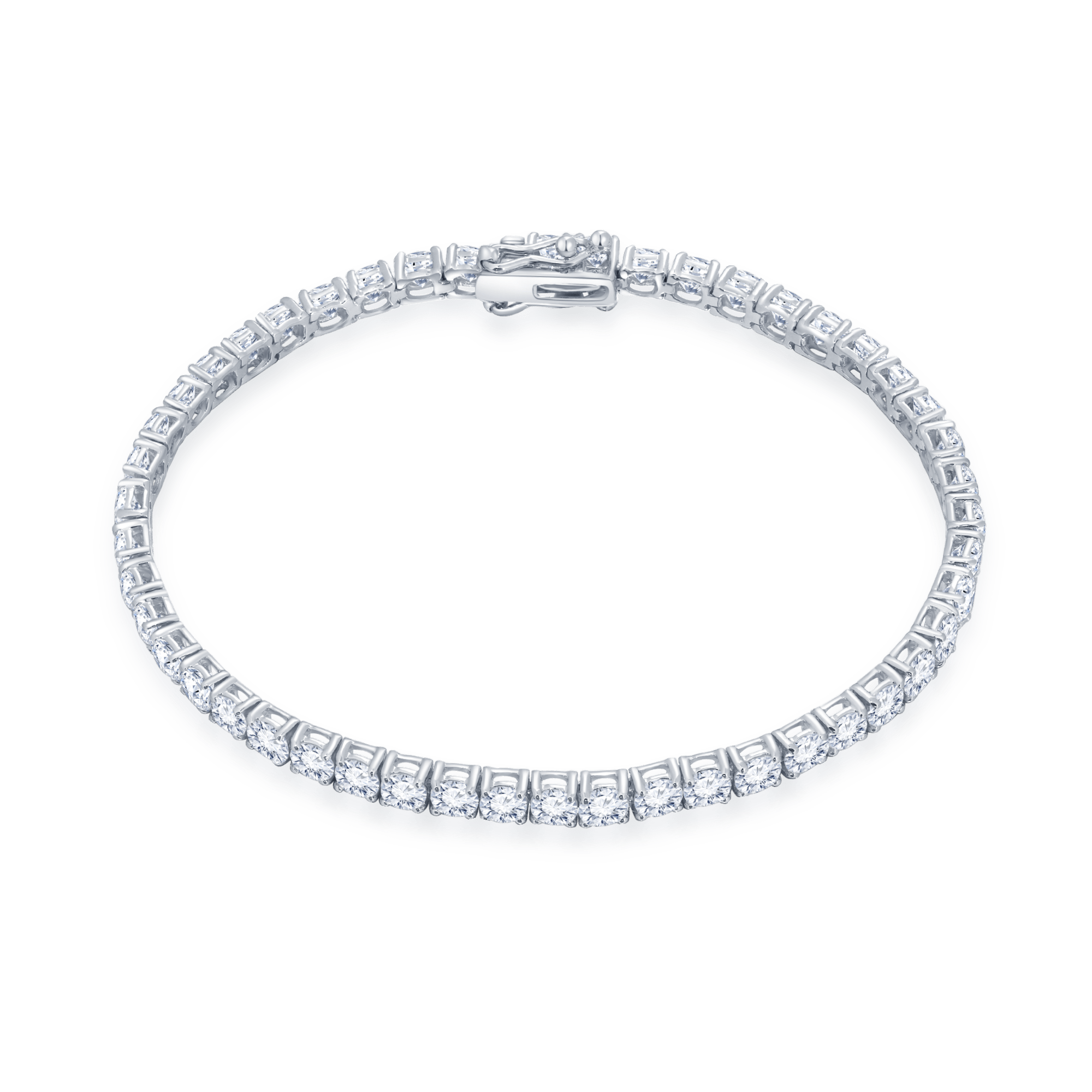White Diamond Tennis Bracelet - K.S. Sze & Sons