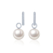 White South Sea Pearl Earrings - K.S. Sze & Sons