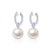 White South Sea Pearl Earrings - K.S. Sze & Sons