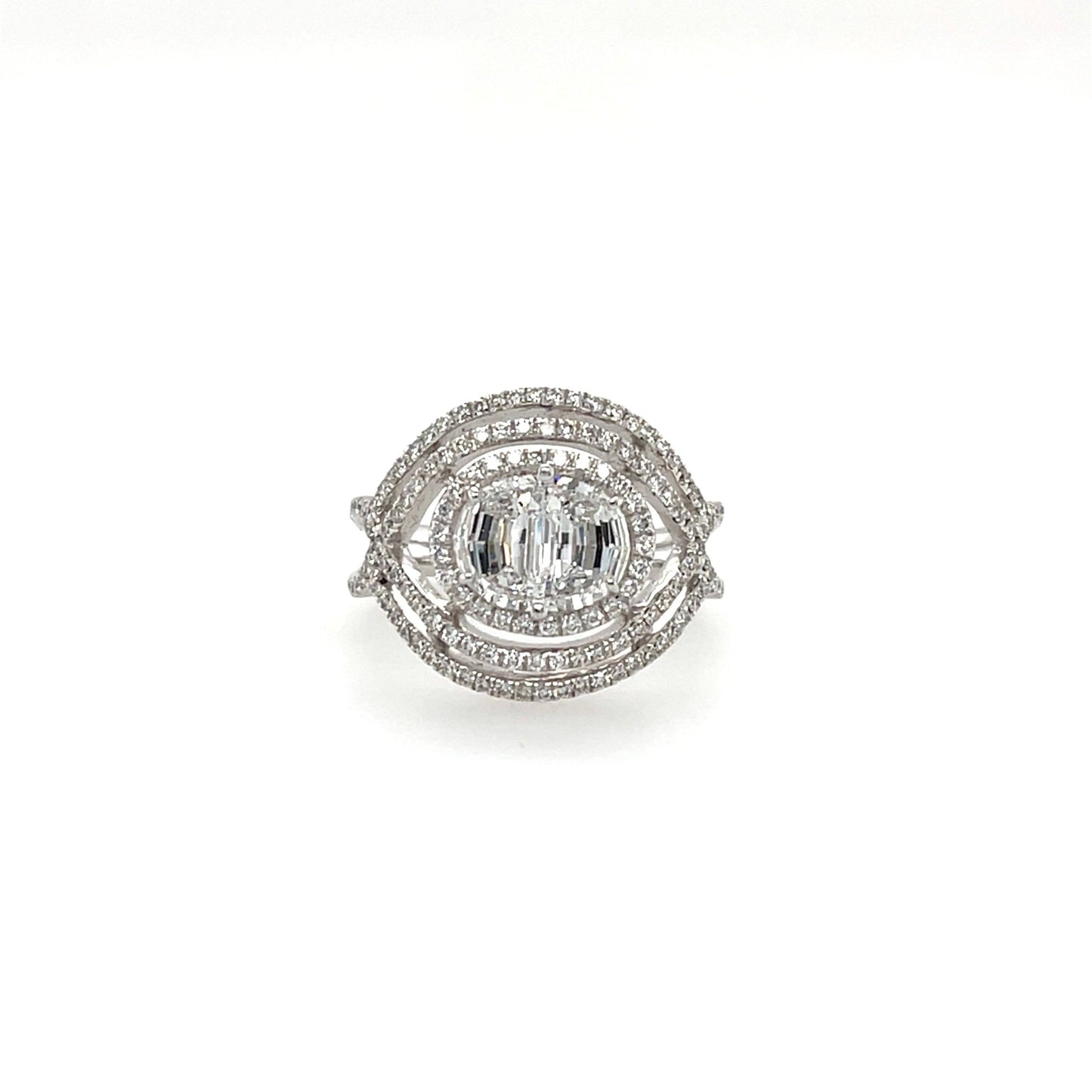 18K Diamond Ring - K.S. Sze & Sons