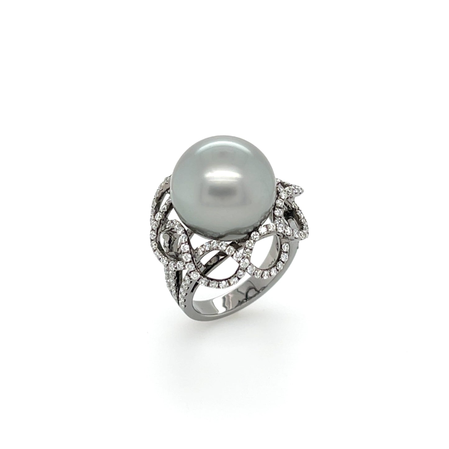 18K South Sea Pearl & Diamond Ring - K.S. Sze & Sons