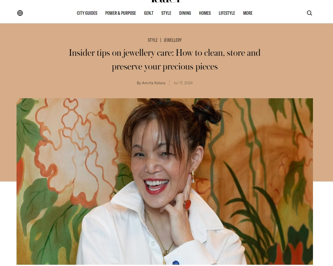 HONG KONG TATLER - K.S. Sze & Sons