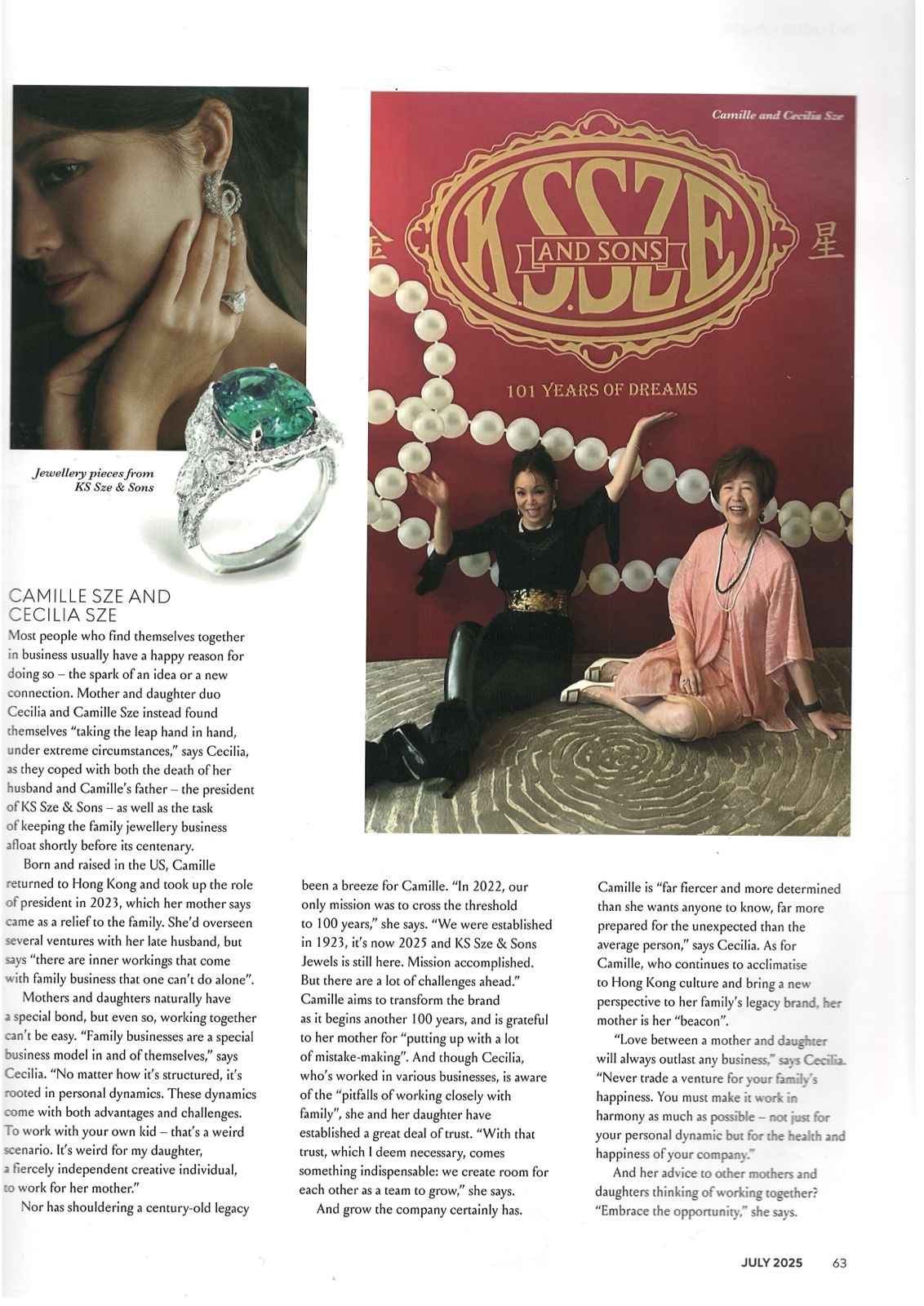 PRESTIGE MAGAZINE: FAMILY BUSINESS
