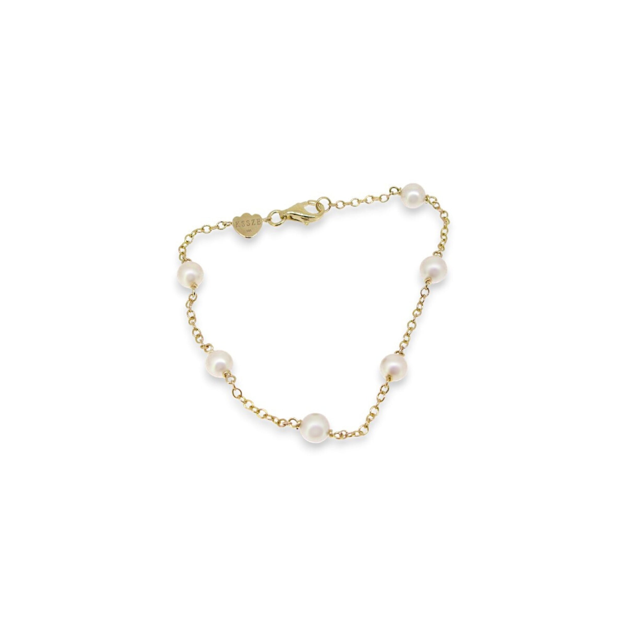 101 Year Pearl Chain Bracelet - K.S. Sze & Sons