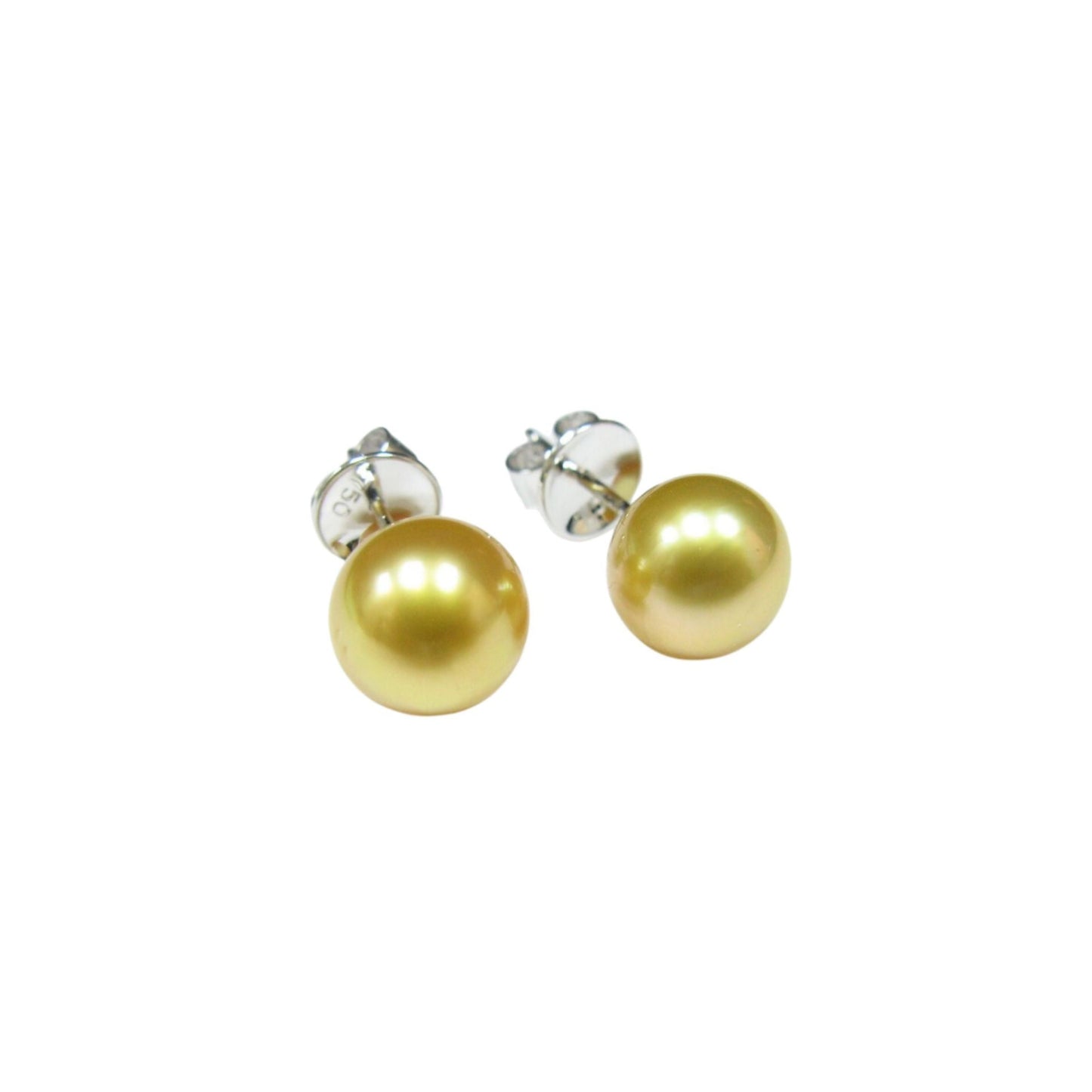 Golden South Sea Pearl Earrings - K.S. Sze & Sons