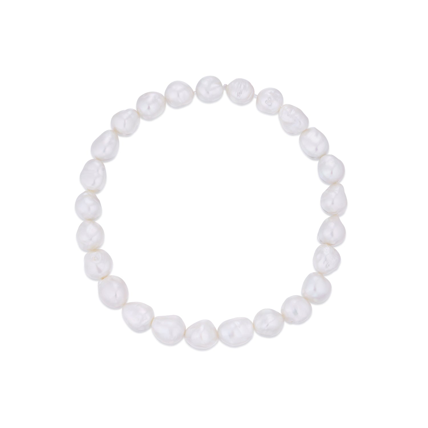 14.10-16mm Baroque South Sea Pearl Necklace - K.S. Sze & Sons