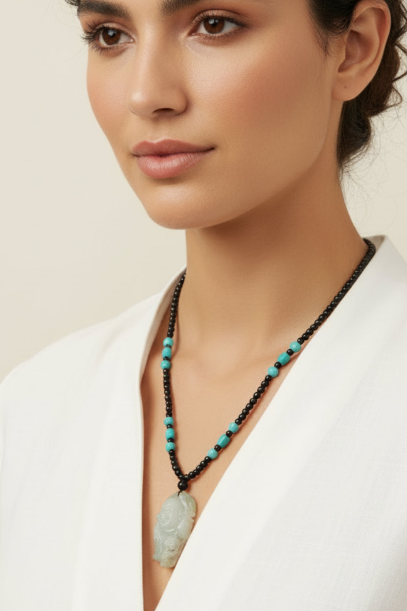 White Jadeite Necklace