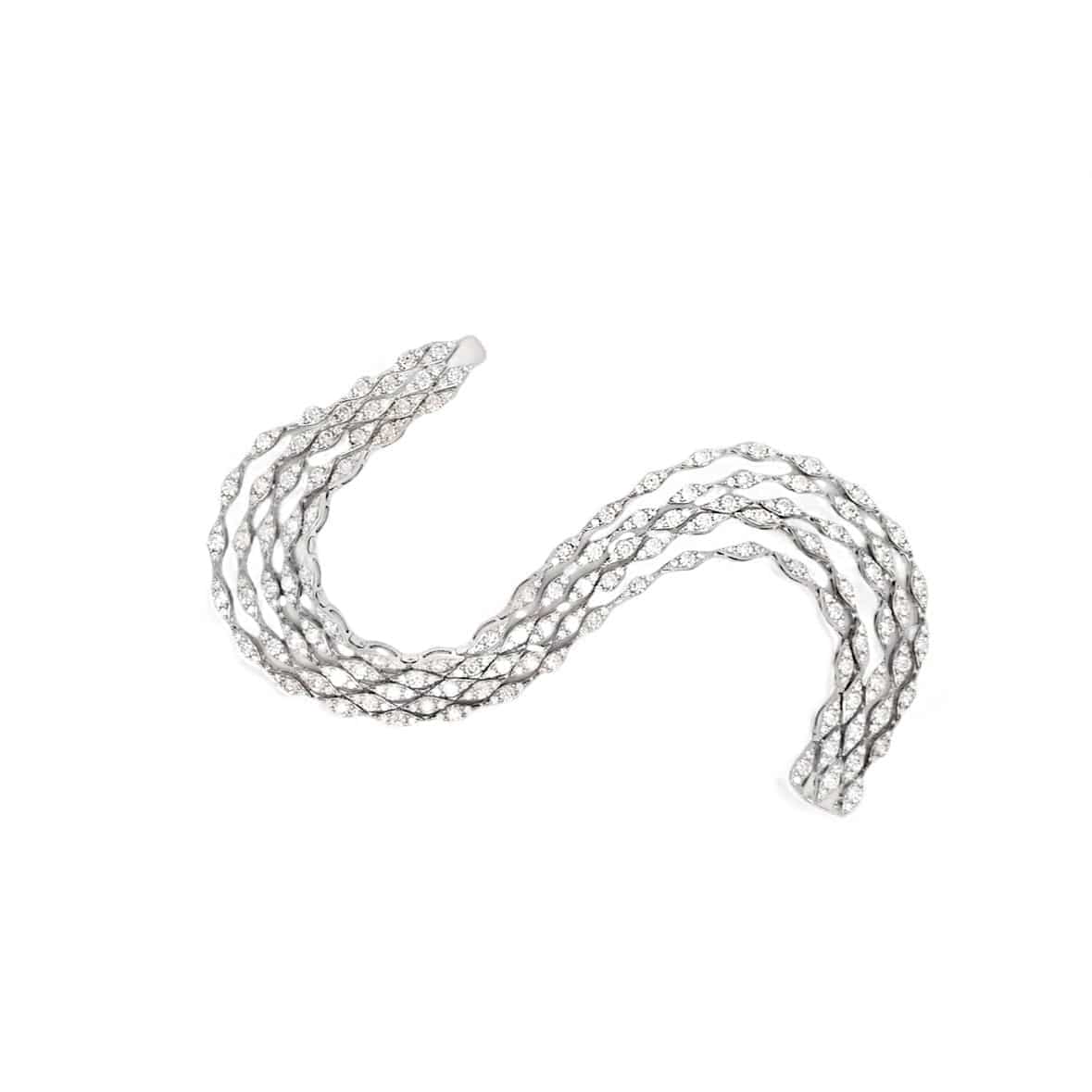 5-Strand Diamond Bracelet - K.S. Sze & Sons