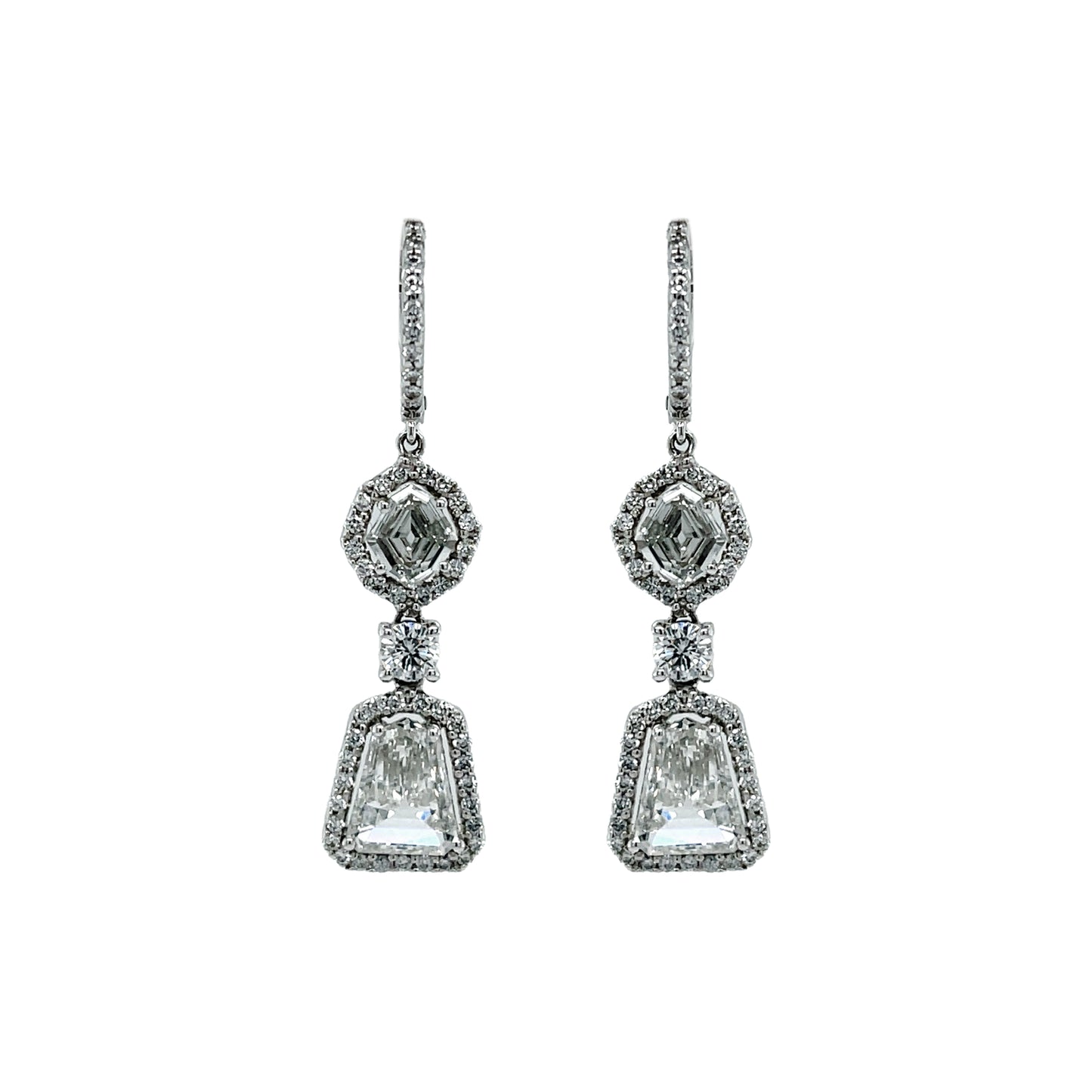 18K Diamond Earring - K.S. Sze & Sons