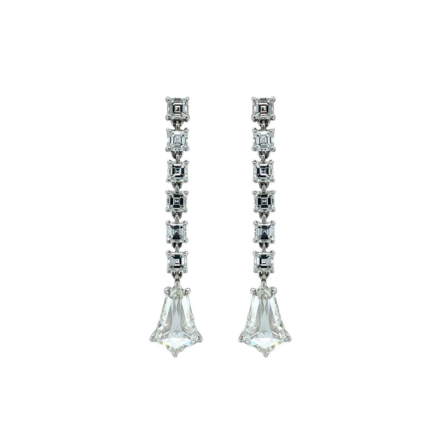18K Diamond Earrings - K.S. Sze & Sons