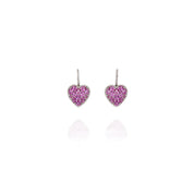 Sapphire Diamond Earrings