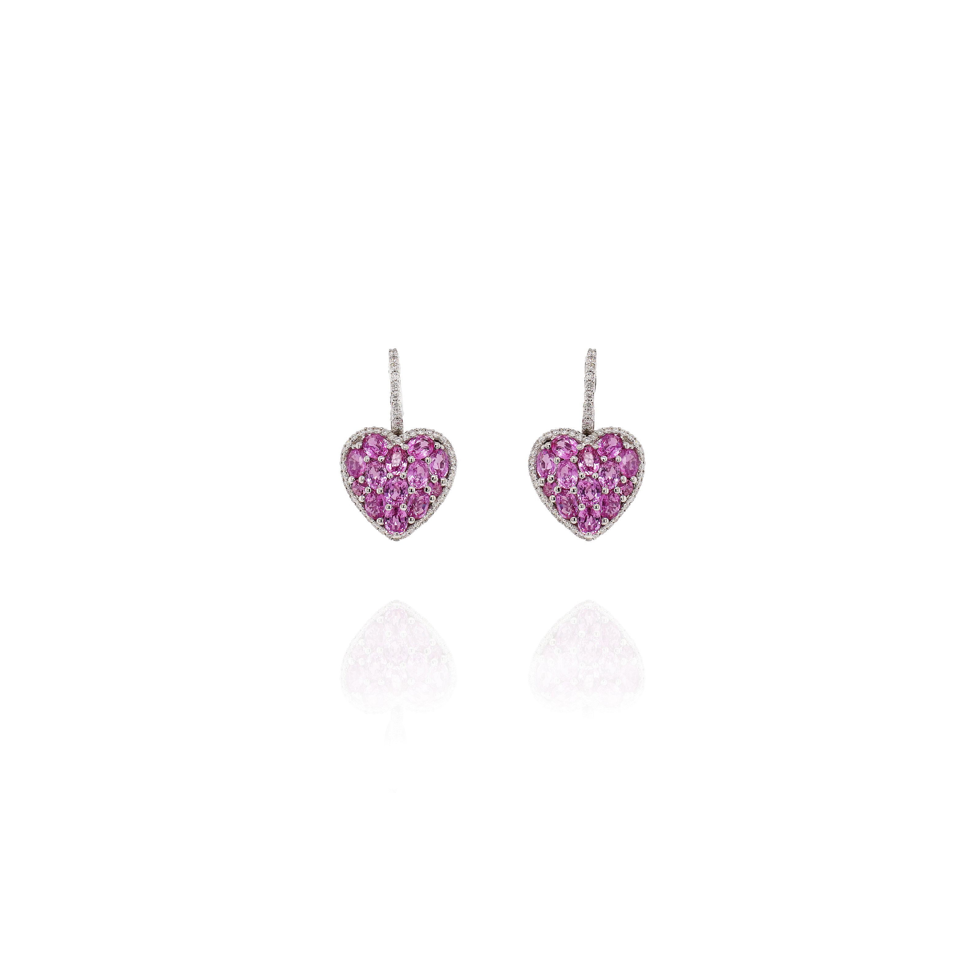 Sapphire Diamond Earrings