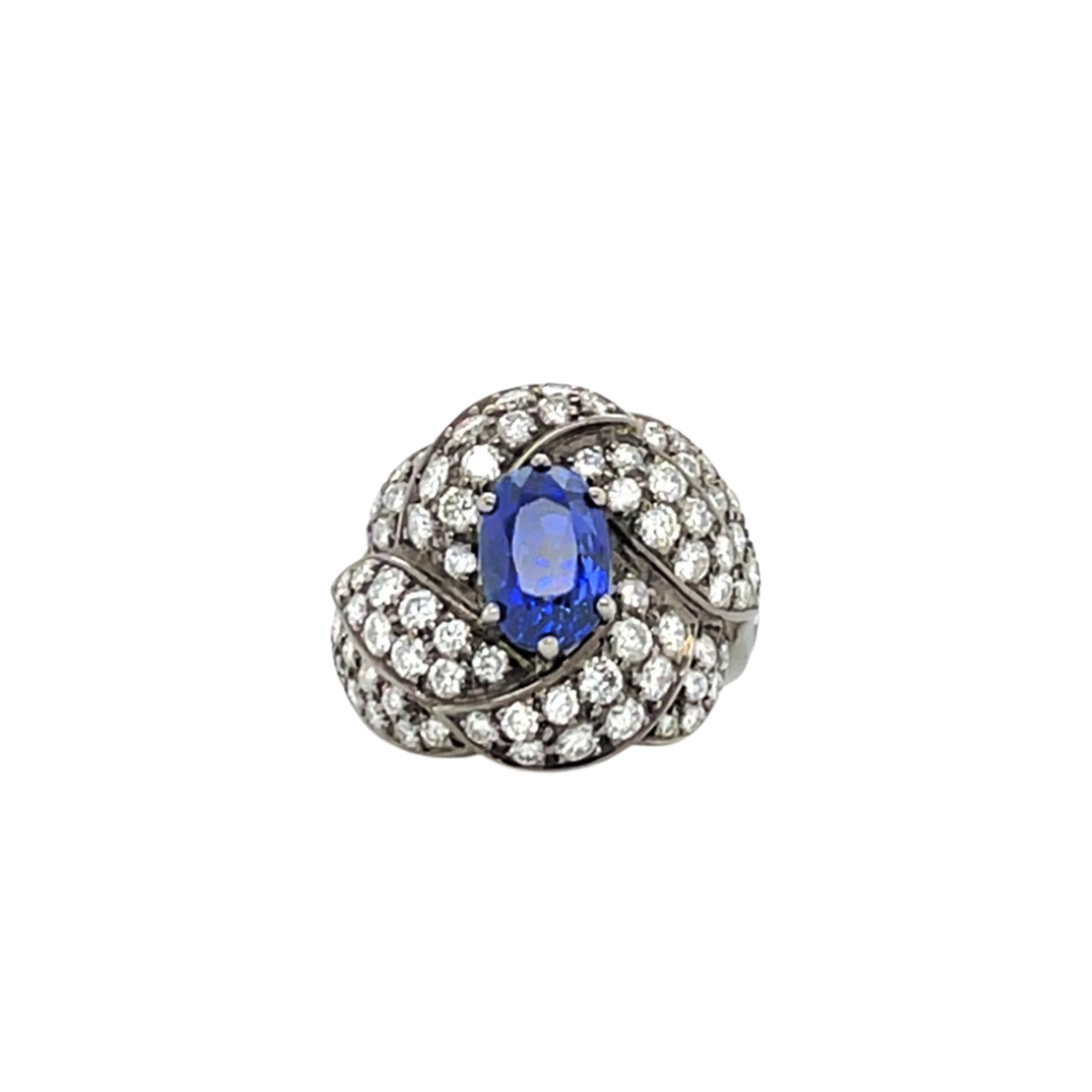 Sapphire & Diamond Ring