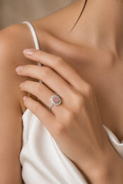The Pink Diamond Oval Ring (GIA Certificate)