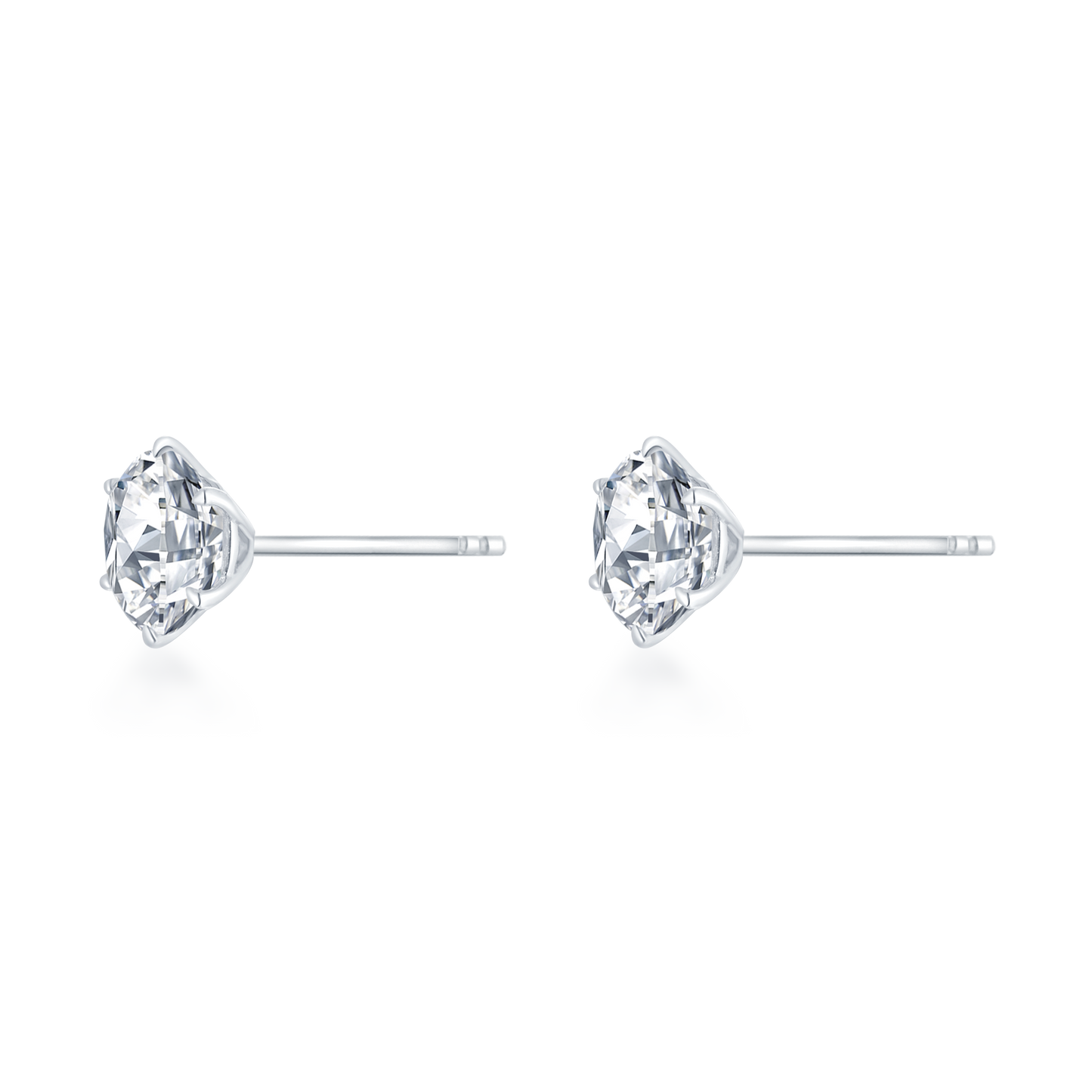 GIA Certified Diamond Ear Studs - K.S. Sze & Sons