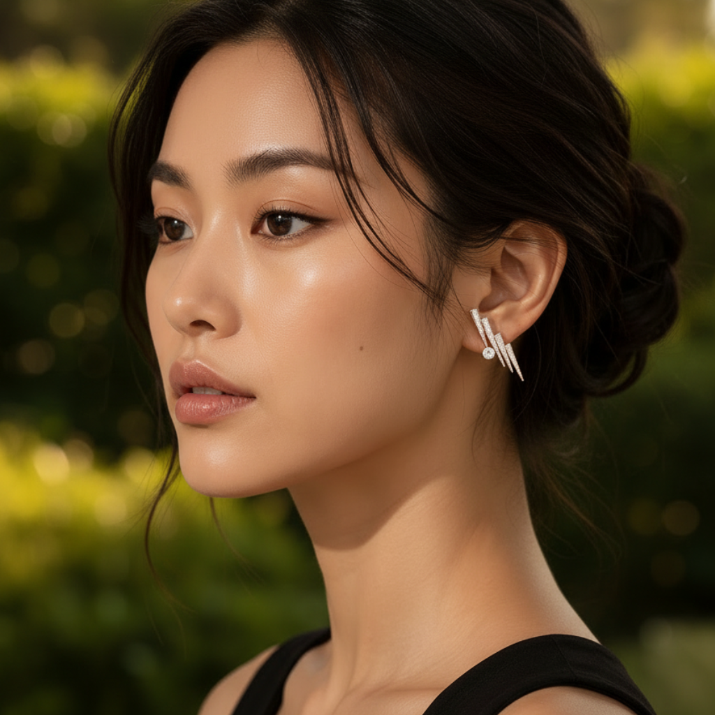 Diamond Flash Earrings