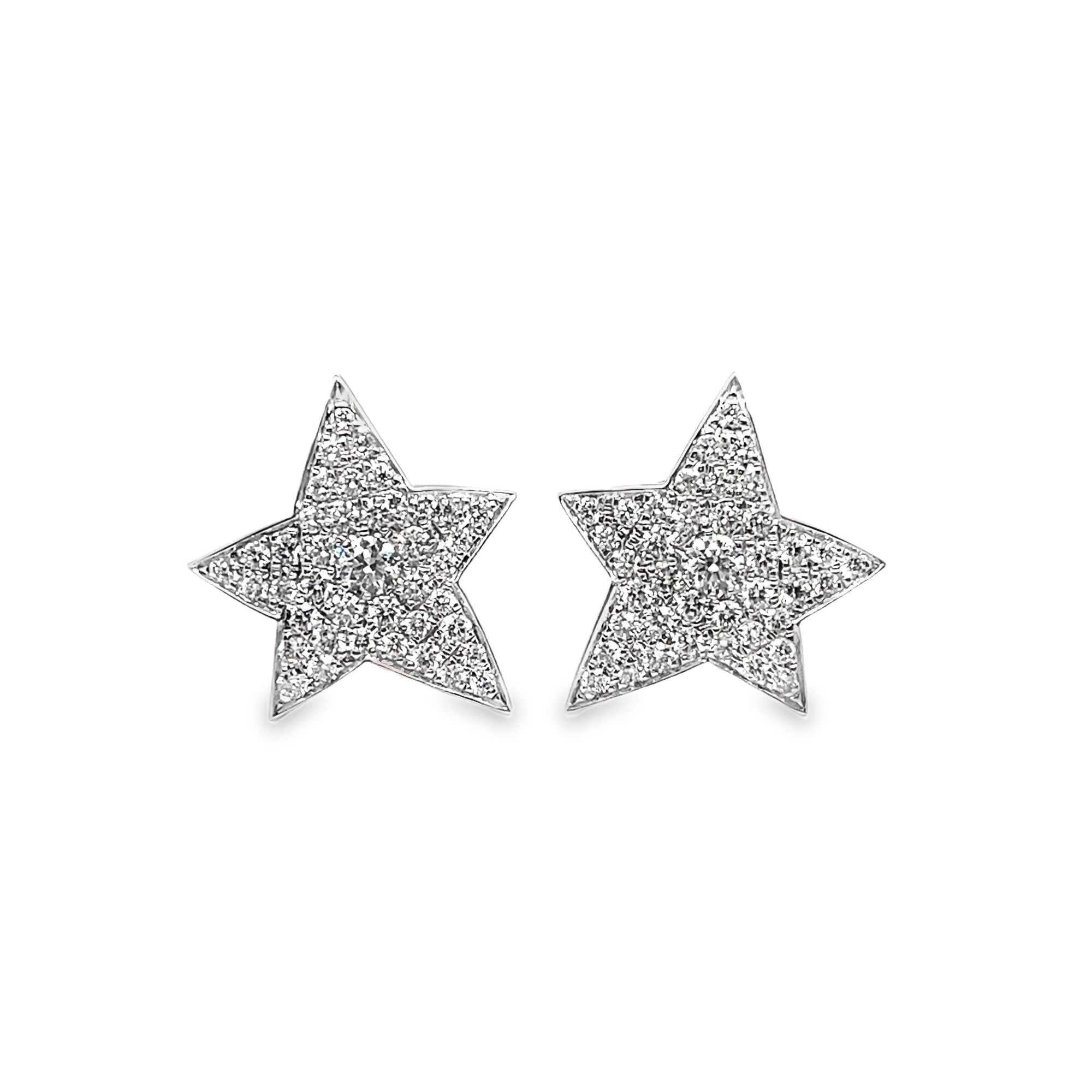 Diamond Star Earrings