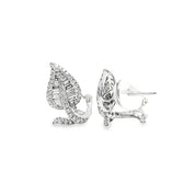 Diamond Leaf Earrings