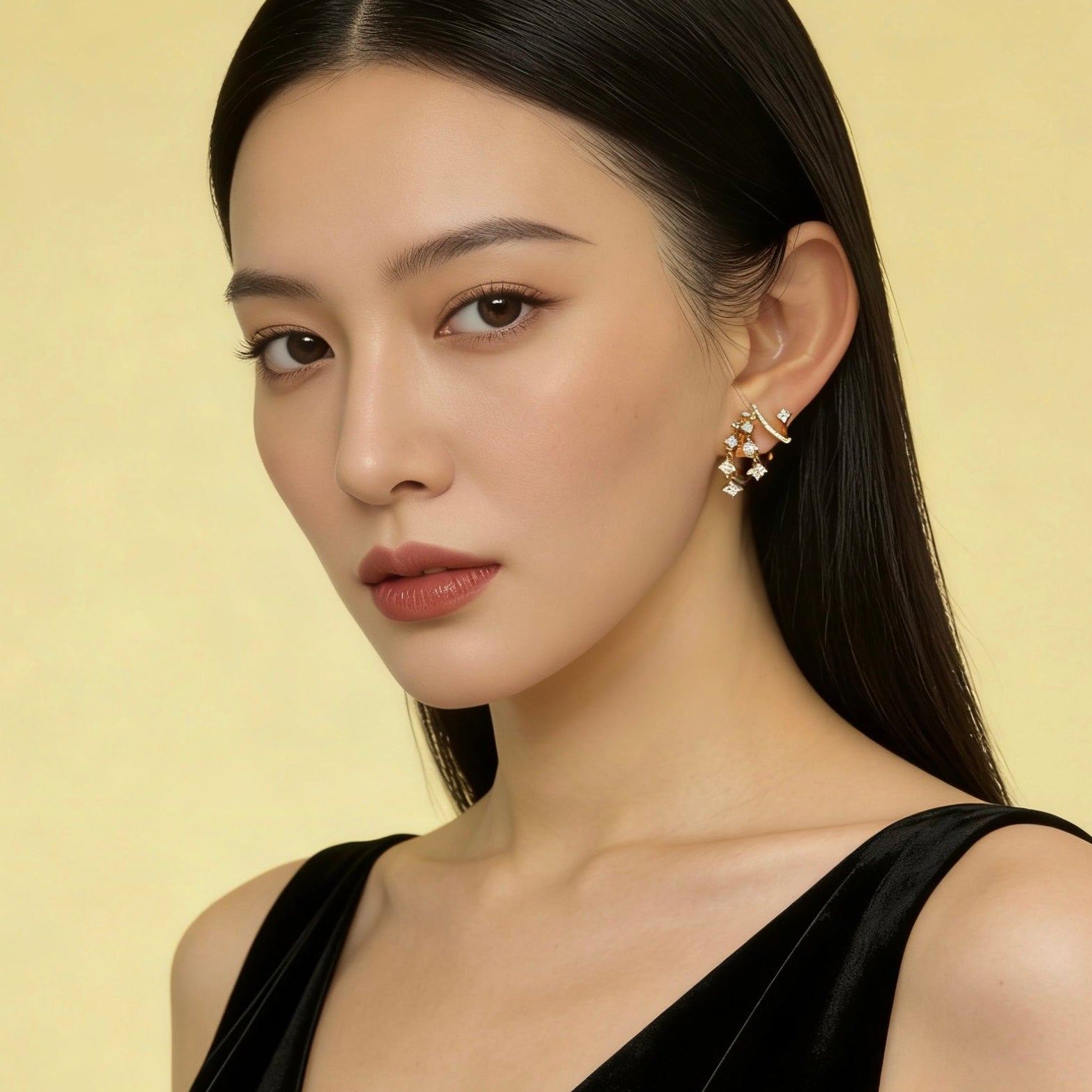Hoop Row Diamond Earrings - K.S. Sze & Sons