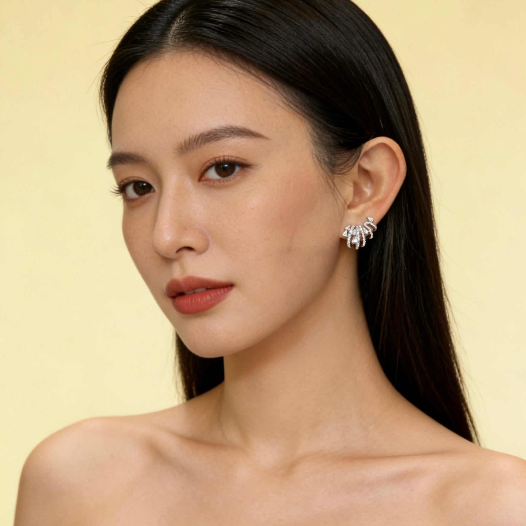 Hoop Row Diamond Earrings - K.S. Sze & Sons