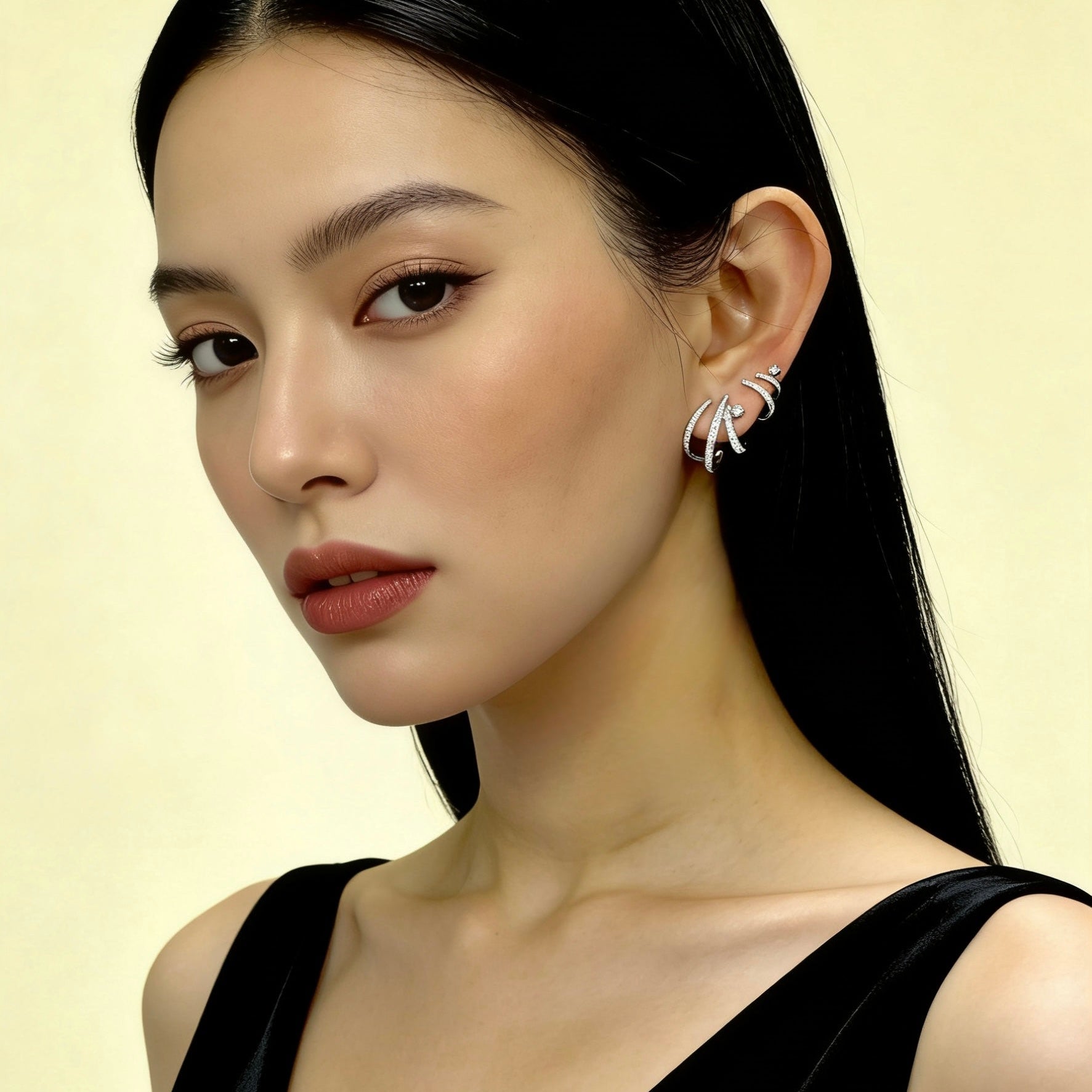 Hoop Row Diamond Earrings - K.S. Sze & Sons