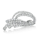 Cascading Brilliance Diamond Brooch
