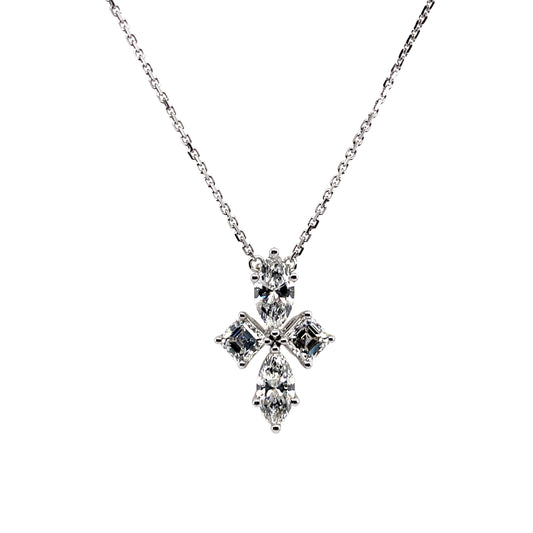 18K Diamond Necklace ( GIA Certificate ) - K.S. Sze & Sons