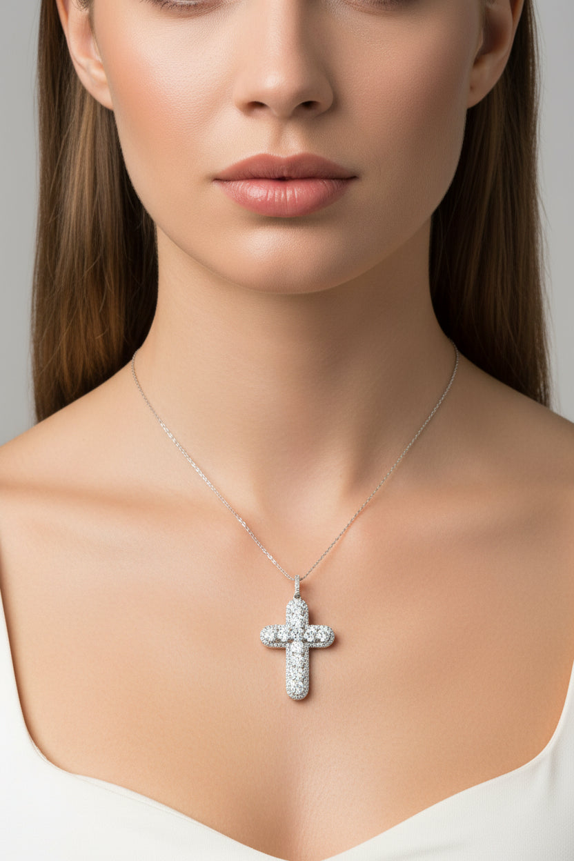 Cross Diamond Pendant