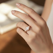 Triangle Cut Diamond Ring